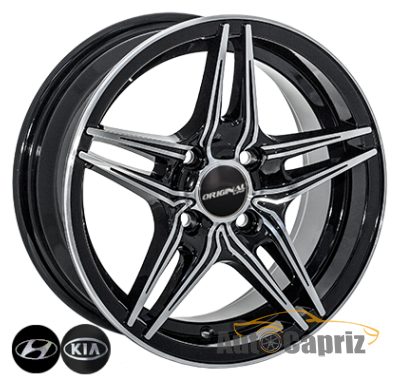 Диски Allante 1054 BF R14 W6.0 PCD4x100 ET35 DIA67.1